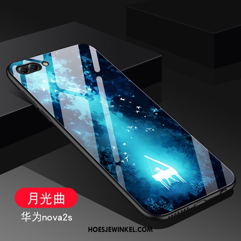 Huawei Nova 2s Hoesje Trend Scheppend Glas, Huawei Nova 2s Hoesje Anti-fall Bescherming