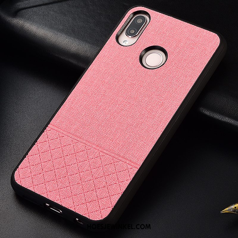 Huawei Nova 3 Hoesje All Inclusive Leren Etui Mobiele Telefoon, Huawei Nova 3 Hoesje Geruite Hoes