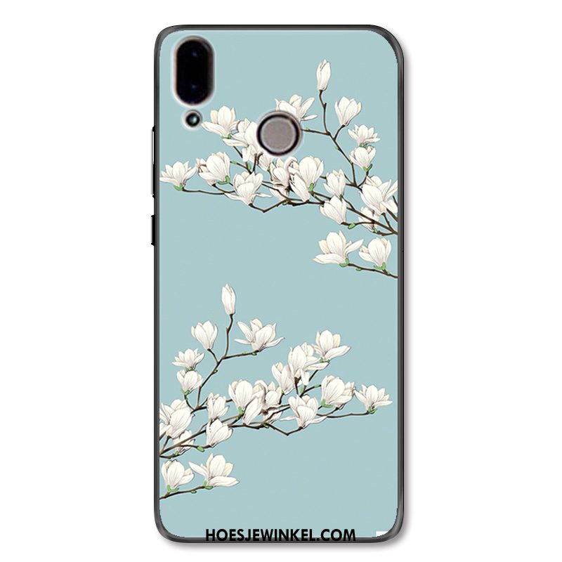 Huawei Nova 3 Hoesje Bloemen Hoes Mobiele Telefoon, Huawei Nova 3 Hoesje Anti-fall All Inclusive