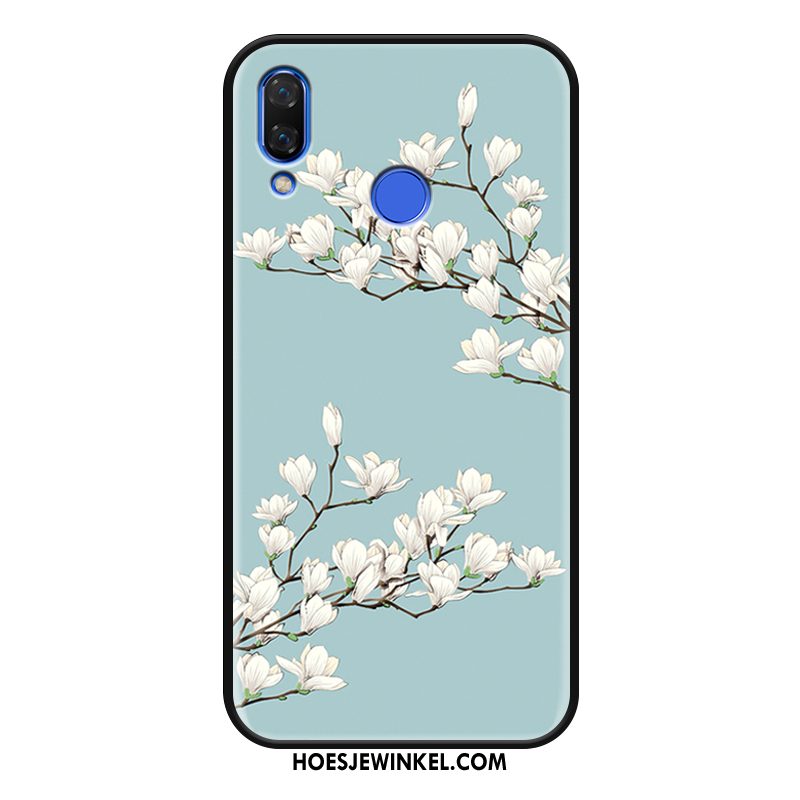 Huawei Nova 3 Hoesje Bloemen Hoes Mobiele Telefoon, Huawei Nova 3 Hoesje Anti-fall All Inclusive