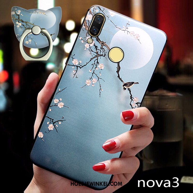 Huawei Nova 3 Hoesje Chinese Stijl Trend Hanger, Huawei Nova 3 Hoesje Scheppend Anti-fall