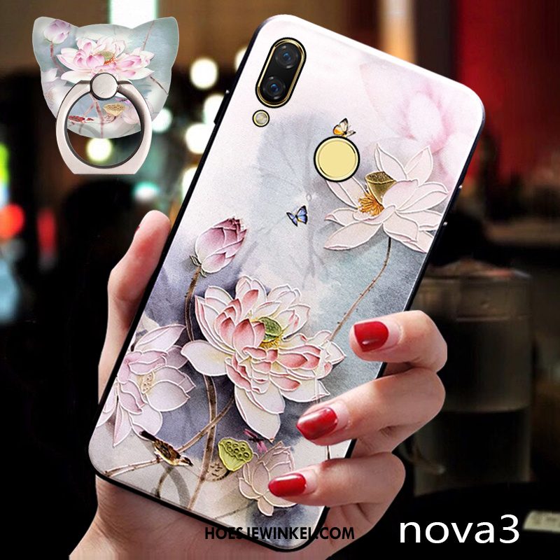 Huawei Nova 3 Hoesje Chinese Stijl Trend Hanger, Huawei Nova 3 Hoesje Scheppend Anti-fall