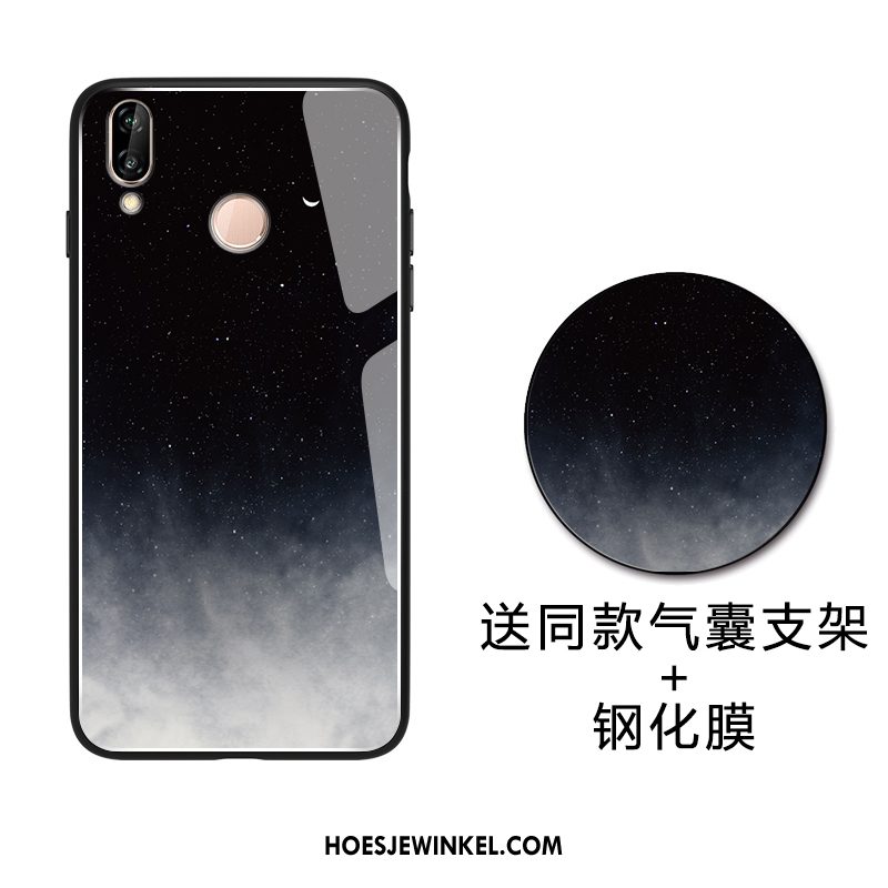 Huawei Nova 3 Hoesje Eenvoudige All Inclusive Licht, Huawei Nova 3 Hoesje Glas Lovers