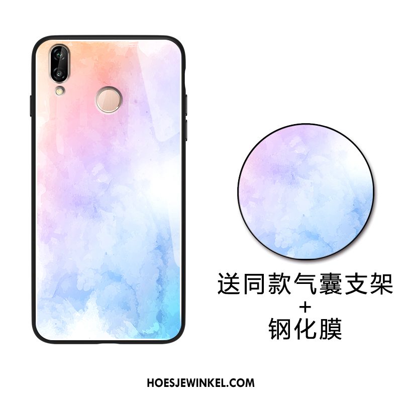 Huawei Nova 3 Hoesje Eenvoudige All Inclusive Licht, Huawei Nova 3 Hoesje Glas Lovers