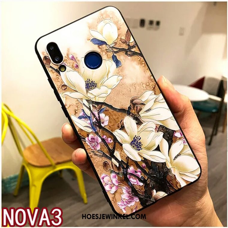 Huawei Nova 3 Hoesje Hanger Mobiele Telefoon All Inclusive, Huawei Nova 3 Hoesje Mini Rood