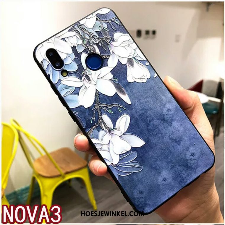 Huawei Nova 3 Hoesje Hanger Mobiele Telefoon All Inclusive, Huawei Nova 3 Hoesje Mini Rood