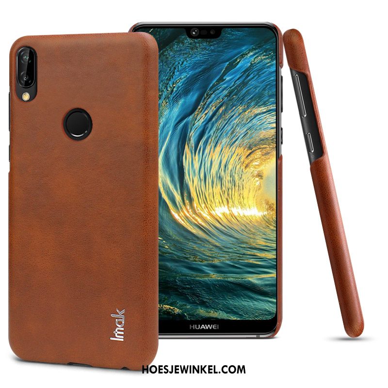 Huawei Nova 3 Hoesje Hoes Kleur Lichte En Dun, Huawei Nova 3 Hoesje Bescherming Mobiele Telefoon Braun