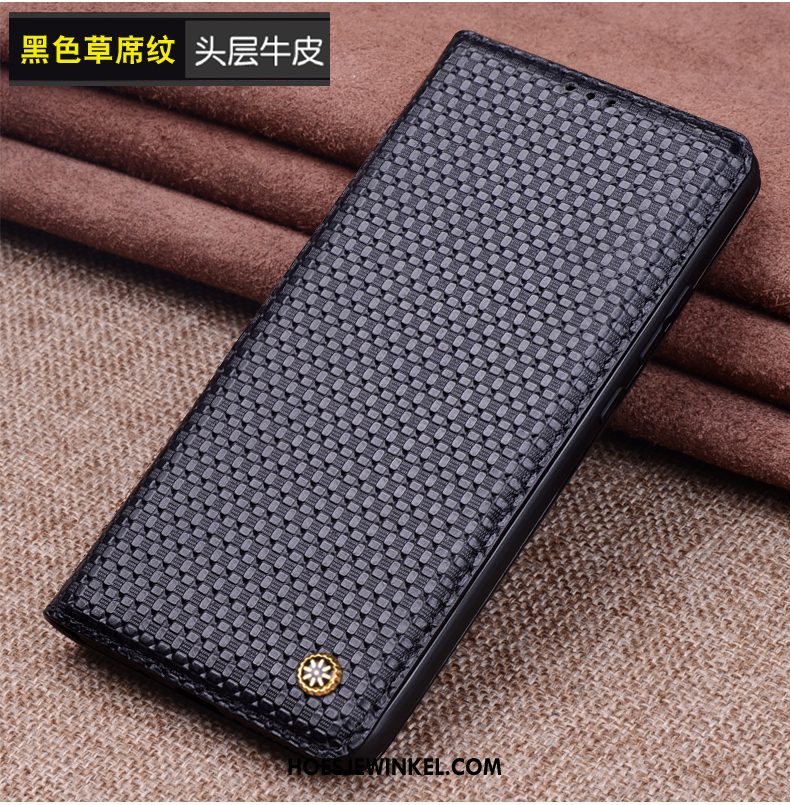 Huawei Nova 3 Hoesje Hoes Leren Etui Bescherming, Huawei Nova 3 Hoesje Met De Hand Anti-fall Braun