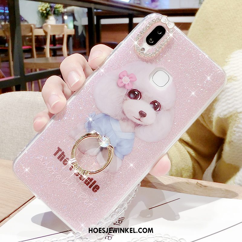 Huawei Nova 3 Hoesje Met Strass Siliconen Bescherming, Huawei Nova 3 Hoesje Hoes Roze