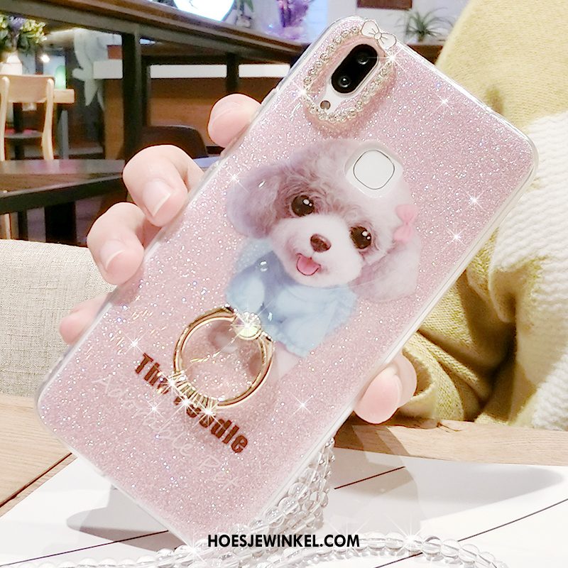 Huawei Nova 3 Hoesje Met Strass Siliconen Bescherming, Huawei Nova 3 Hoesje Hoes Roze