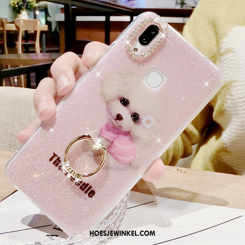 Huawei Nova 3 Hoesje Met Strass Siliconen Bescherming, Huawei Nova 3 Hoesje Hoes Roze