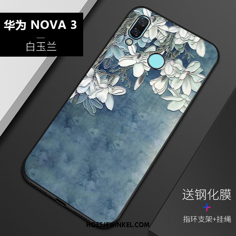 Huawei Nova 3 Hoesje Mobiele Telefoon Siliconen Schrobben, Huawei Nova 3 Hoesje Bescherming Anti-fall