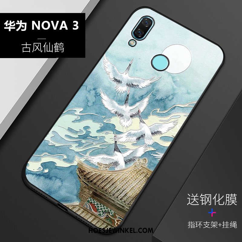 Huawei Nova 3 Hoesje Mobiele Telefoon Siliconen Schrobben, Huawei Nova 3 Hoesje Bescherming Anti-fall