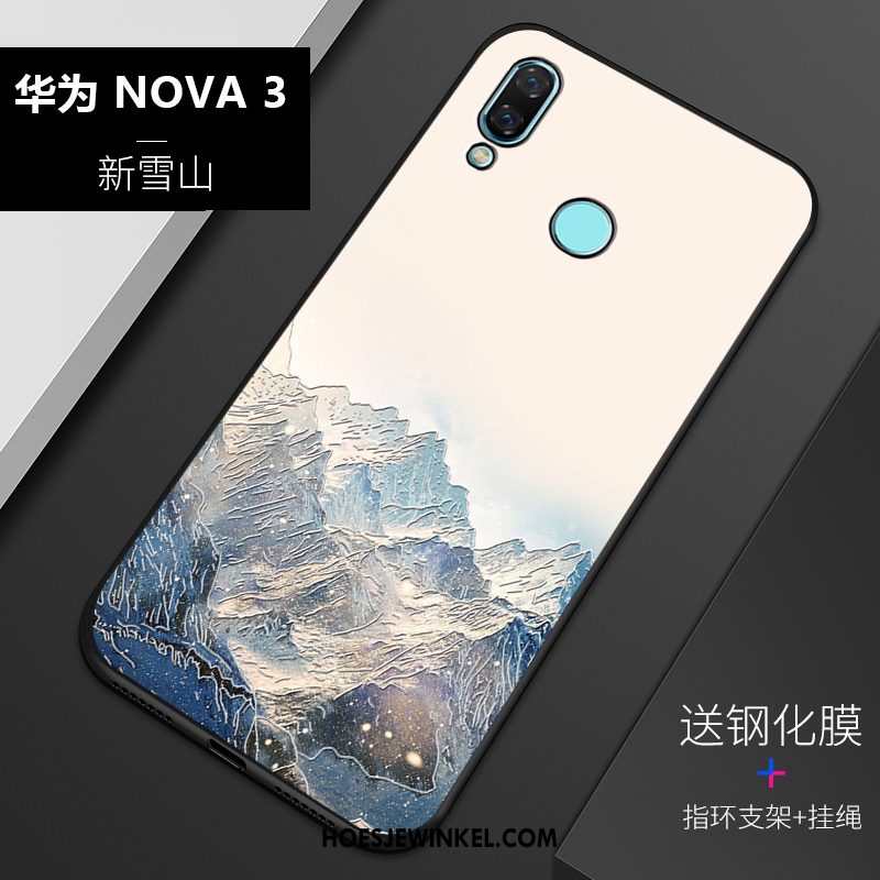 Huawei Nova 3 Hoesje Mobiele Telefoon Siliconen Schrobben, Huawei Nova 3 Hoesje Bescherming Anti-fall