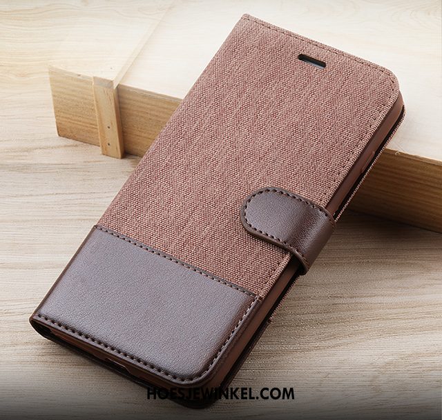 Huawei Nova 3 Hoesje Portemonnee Anti-fall Folio, Huawei Nova 3 Hoesje Hanger Leren Etui