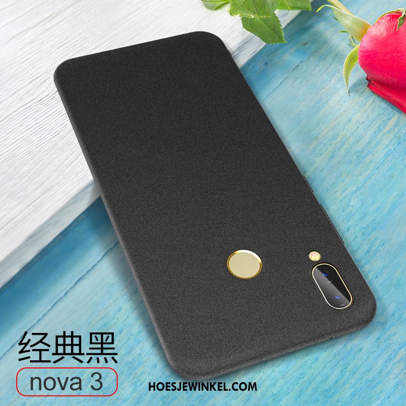 Huawei Nova 3 Hoesje Siliconen Schrobben Scheppend, Huawei Nova 3 Hoesje All Inclusive Dun