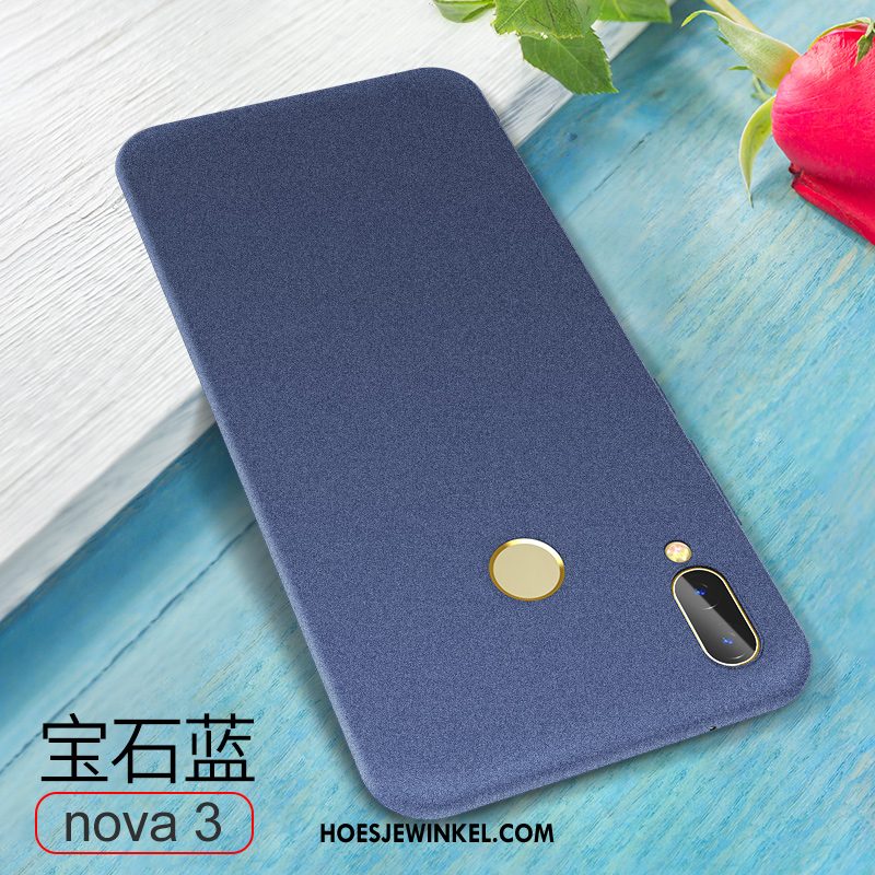 Huawei Nova 3 Hoesje Siliconen Schrobben Scheppend, Huawei Nova 3 Hoesje All Inclusive Dun