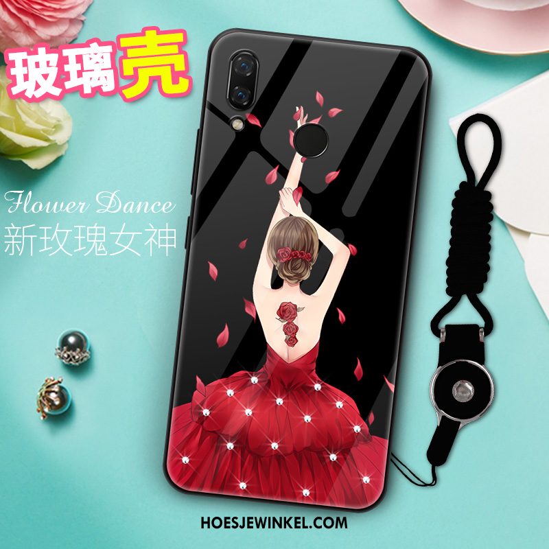 Huawei Nova 3 Hoesje Super Siliconen Trendy Merk, Huawei Nova 3 Hoesje Anti-fall Groen