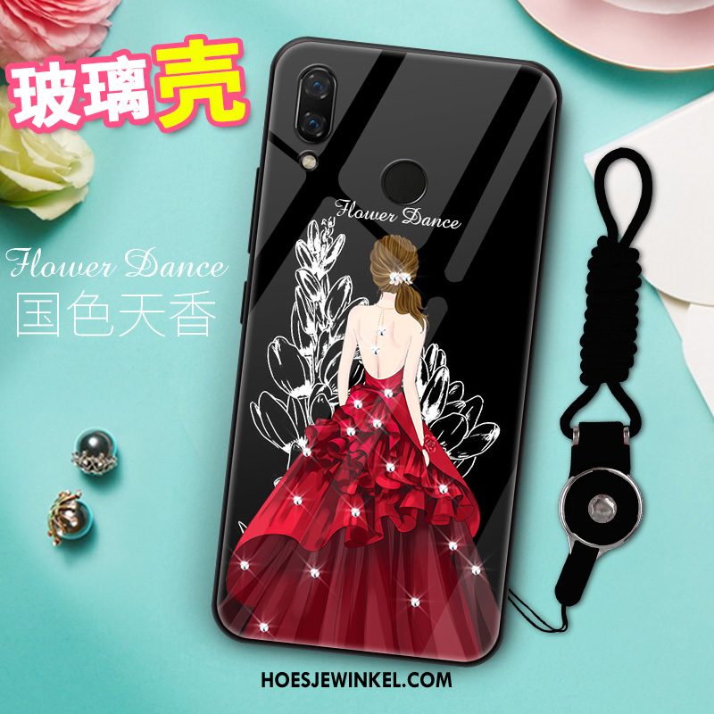 Huawei Nova 3 Hoesje Super Siliconen Trendy Merk, Huawei Nova 3 Hoesje Anti-fall Groen