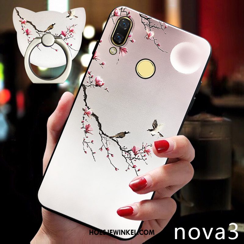 Huawei Nova 3 Hoesje Trendy Merk Zacht Persoonlijk, Huawei Nova 3 Hoesje Scheppend Bescherming