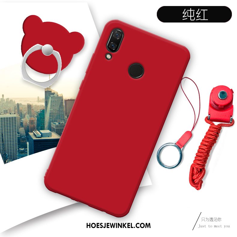 Huawei Nova 3 Hoesje Zacht Scheppend Hoes, Huawei Nova 3 Hoesje Spotprent Mobiele Telefoon