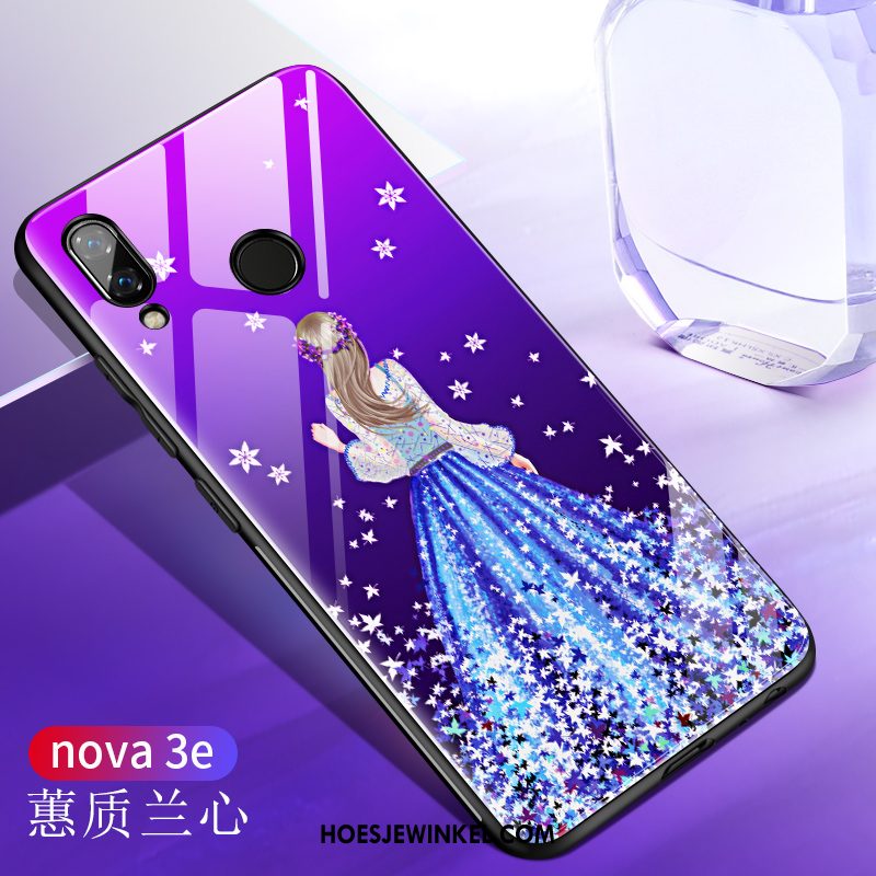 Huawei Nova 3e Hoesje All Inclusive Spiegel Scheppend, Huawei Nova 3e Hoesje Mobiele Telefoon High End