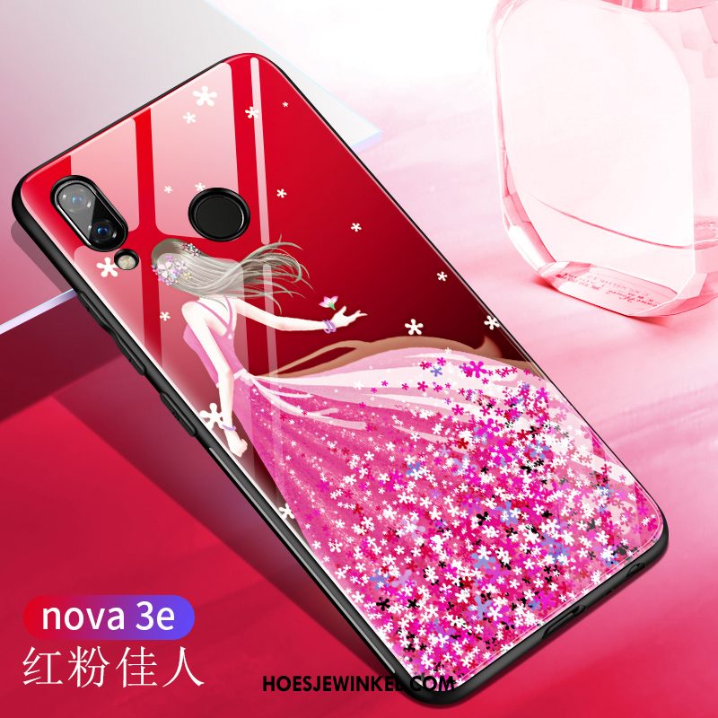 Huawei Nova 3e Hoesje All Inclusive Spiegel Scheppend, Huawei Nova 3e Hoesje Mobiele Telefoon High End