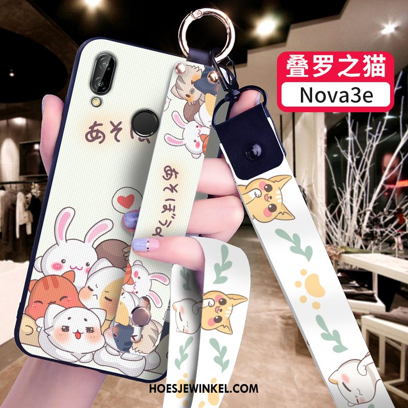 Huawei Nova 3e Hoesje Bescherming Mobiele Telefoon Mooie, Huawei Nova 3e Hoesje All Inclusive Siliconen