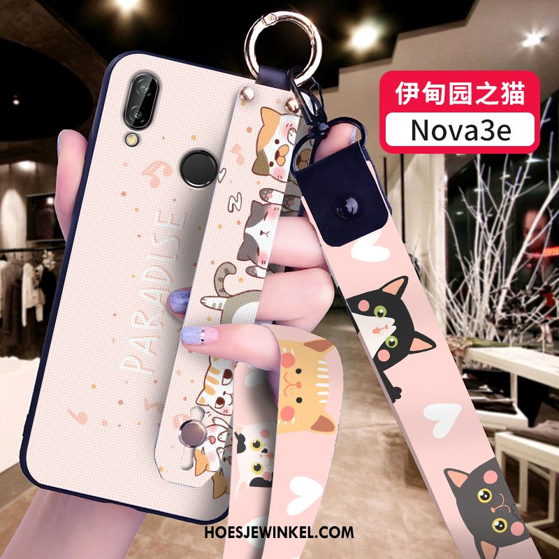 Huawei Nova 3e Hoesje Bescherming Mobiele Telefoon Mooie, Huawei Nova 3e Hoesje All Inclusive Siliconen