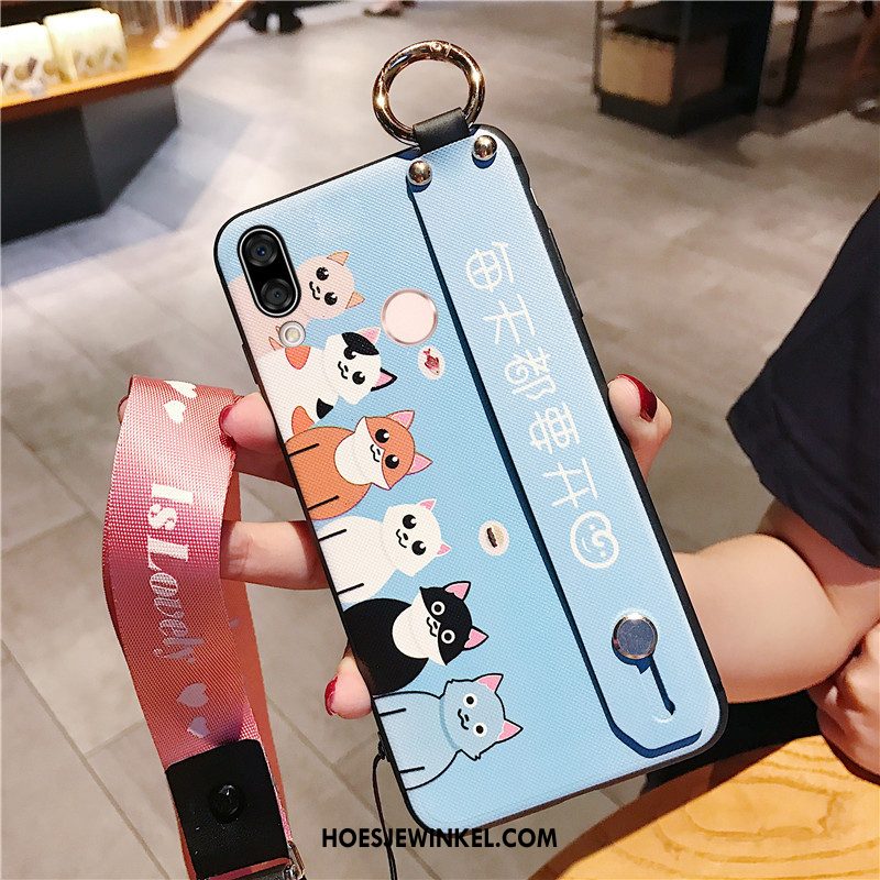 Huawei Nova 3e Hoesje Hanger Hoes Ondersteuning, Huawei Nova 3e Hoesje Mobiele Telefoon Wind