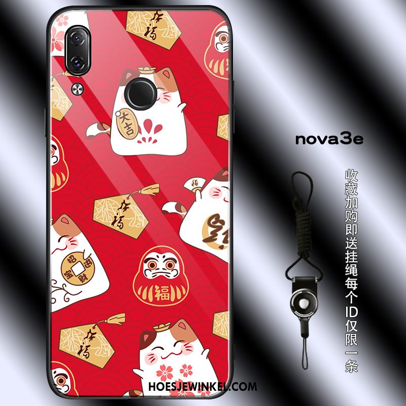 Huawei Nova 3e Hoesje Jeugd Lovers Persoonlijk, Huawei Nova 3e Hoesje Anti-fall Hoes