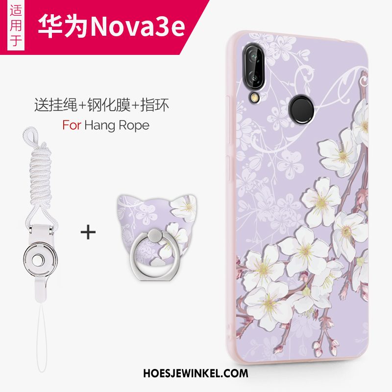 Huawei Nova 3e Hoesje Mobiele Telefoon All Inclusive Scheppend, Huawei Nova 3e Hoesje Zacht Bescherming