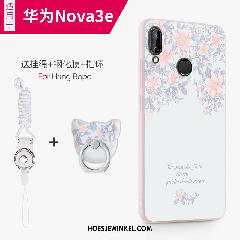 Huawei Nova 3e Hoesje Mobiele Telefoon All Inclusive Scheppend, Huawei Nova 3e Hoesje Zacht Bescherming