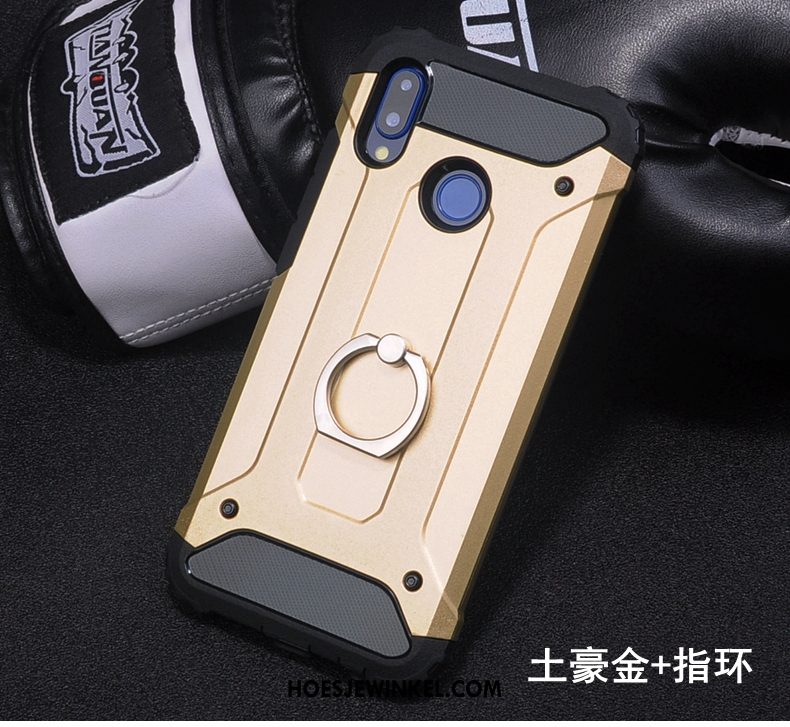 Huawei Nova 3e Hoesje Schrobben Ondersteuning Anti-fall, Huawei Nova 3e Hoesje Hoes Roze