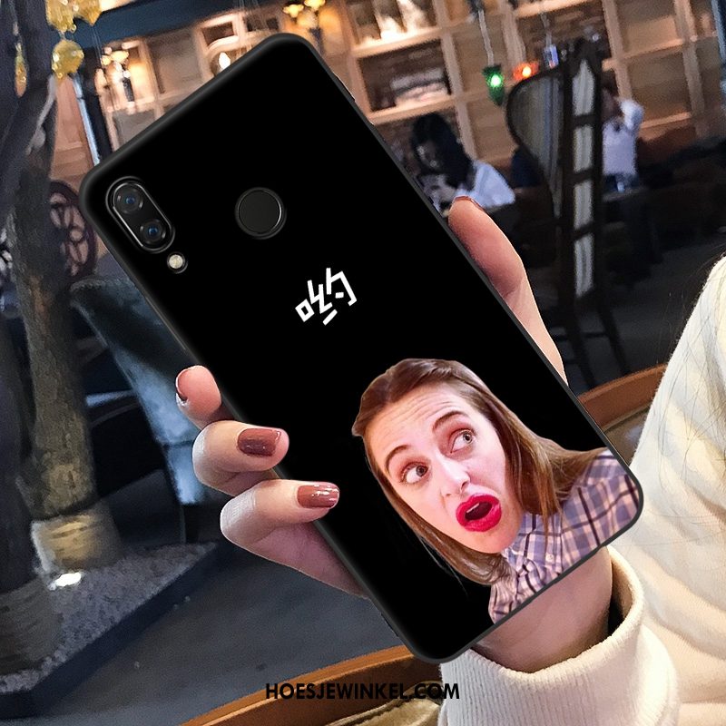 Huawei Nova 3e Hoesje Siliconen Lovers Persoonlijk, Huawei Nova 3e Hoesje Net Red Trendy Merk