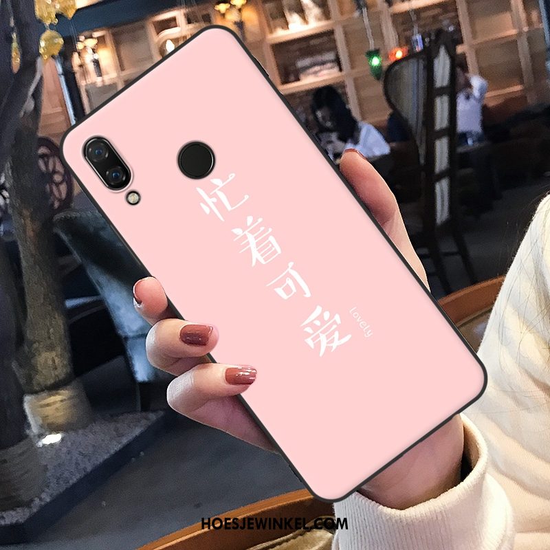 Huawei Nova 3e Hoesje Siliconen Lovers Persoonlijk, Huawei Nova 3e Hoesje Net Red Trendy Merk