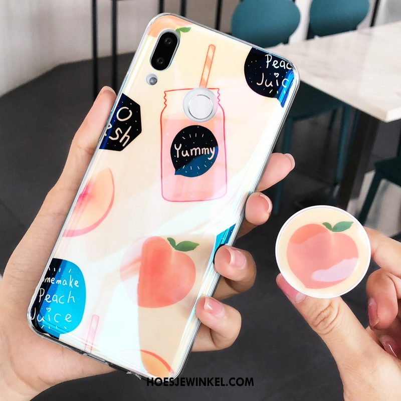 Huawei Nova 3e Hoesje Trend Persoonlijk Anti-fall, Huawei Nova 3e Hoesje Blauw Hoes