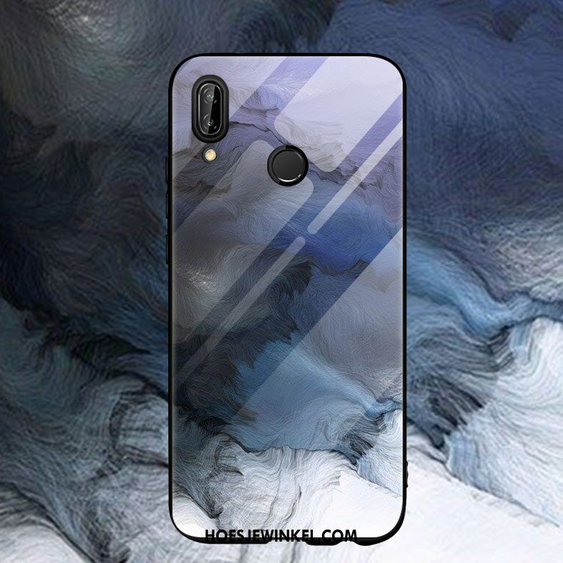 Huawei Nova 3e Hoesje Zacht Mobiele Telefoon Glas, Huawei Nova 3e Hoesje Siliconen Purper