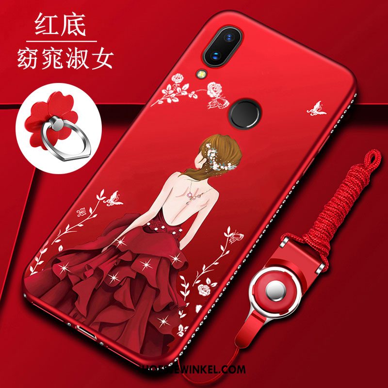 Huawei Nova 3i Hoesje All Inclusive Bescherming Zwart, Huawei Nova 3i Hoesje Siliconen Hoes