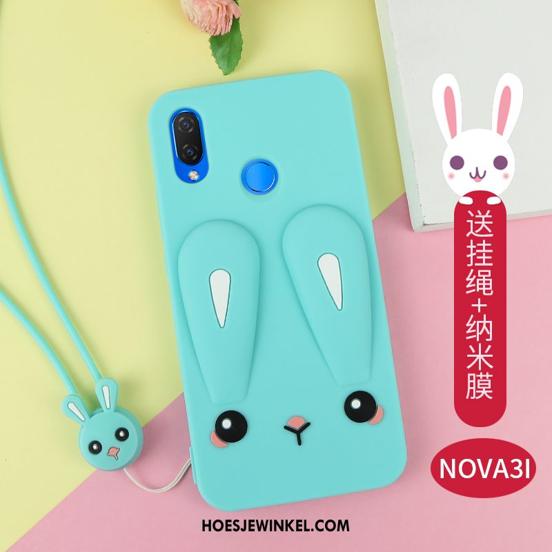 Huawei Nova 3i Hoesje All Inclusive Hoes Zwart, Huawei Nova 3i Hoesje Anti-fall Mobiele Telefoon