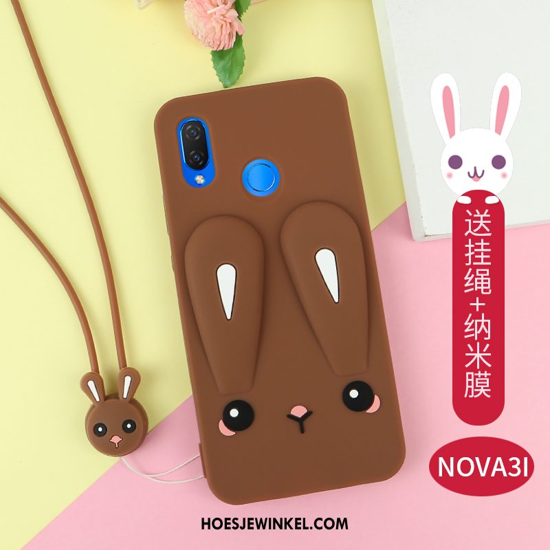 Huawei Nova 3i Hoesje All Inclusive Hoes Zwart, Huawei Nova 3i Hoesje Anti-fall Mobiele Telefoon