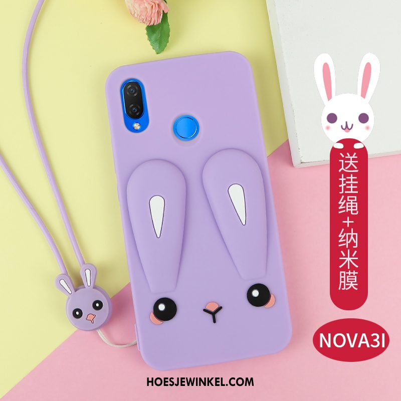 Huawei Nova 3i Hoesje All Inclusive Hoes Zwart, Huawei Nova 3i Hoesje Anti-fall Mobiele Telefoon