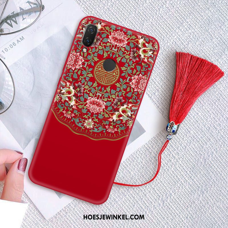 Huawei Nova 3i Hoesje Anti-fall Kwasten Jeugd, Huawei Nova 3i Hoesje Vintage Bescherming