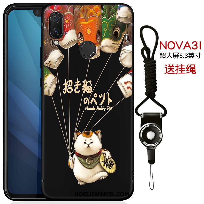 Huawei Nova 3i Hoesje Anti-fall Schrobben Bescherming, Huawei Nova 3i Hoesje Hoes Persoonlijk