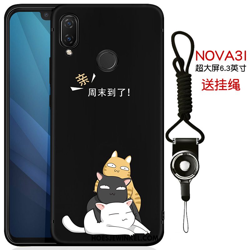 Huawei Nova 3i Hoesje Anti-fall Schrobben Bescherming, Huawei Nova 3i Hoesje Hoes Persoonlijk