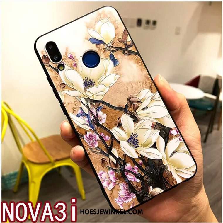 Huawei Nova 3i Hoesje Bescherming Hanger Anti-fall, Huawei Nova 3i Hoesje Mini Mobiele Telefoon