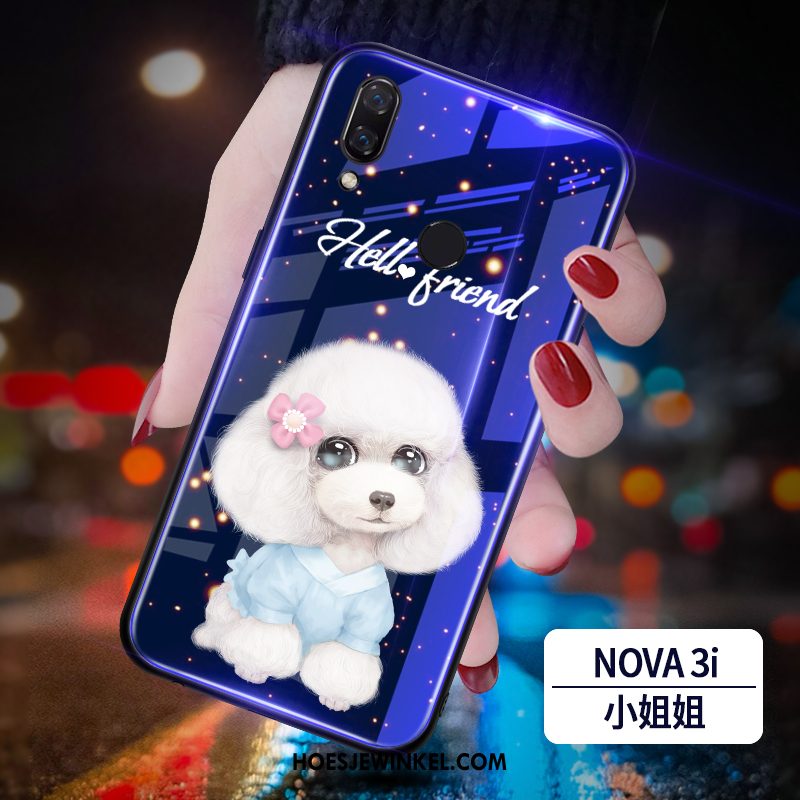 Huawei Nova 3i Hoesje Hoes Purper Mobiele Telefoon, Huawei Nova 3i Hoesje Trend Nieuw