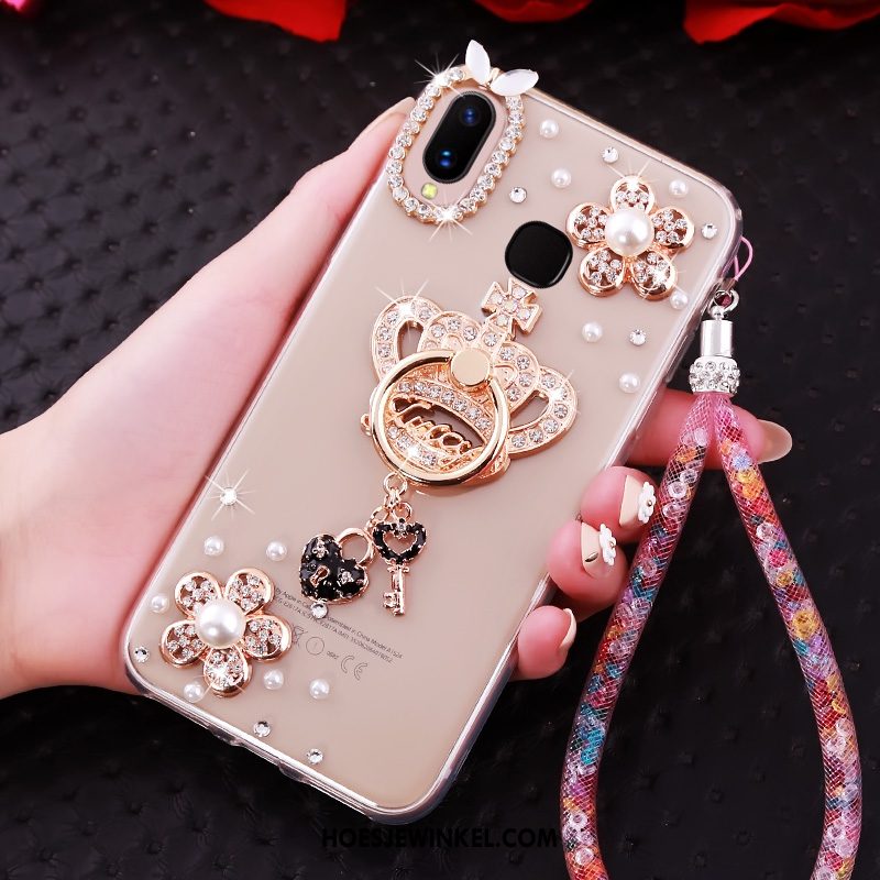 Huawei Nova 3i Hoesje Mobiele Telefoon Bescherming Hanger, Huawei Nova 3i Hoesje Anti-fall Goud