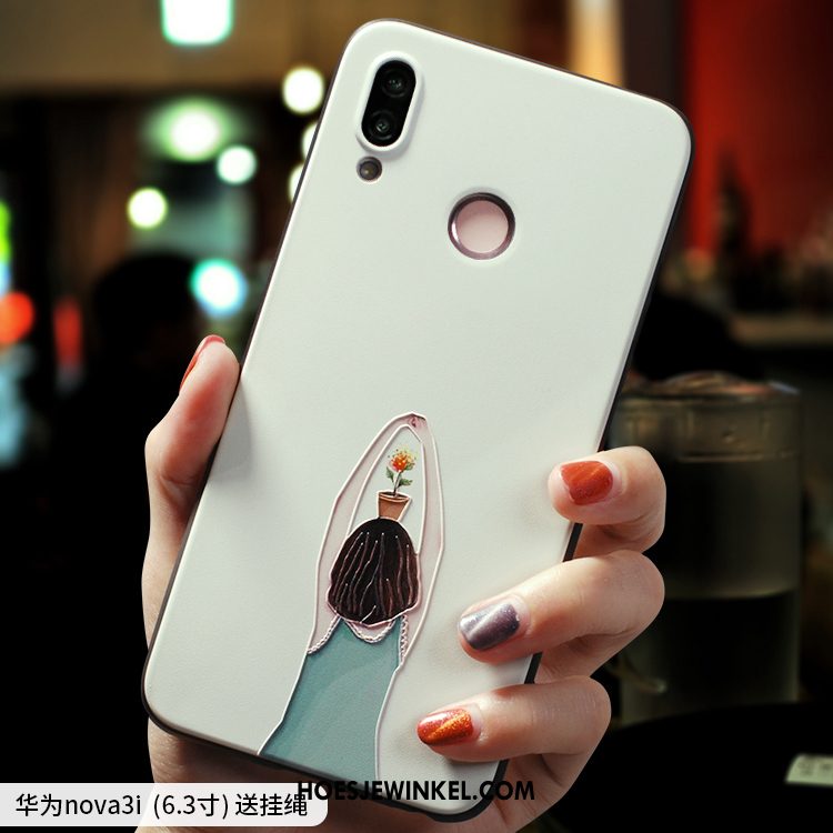 Huawei Nova 3i Hoesje Mobiele Telefoon Eenvoudige Scheppend, Huawei Nova 3i Hoesje Net Red Hoes