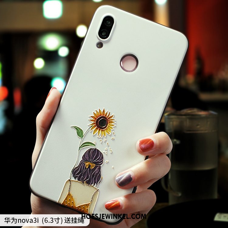 Huawei Nova 3i Hoesje Mobiele Telefoon Eenvoudige Scheppend, Huawei Nova 3i Hoesje Net Red Hoes